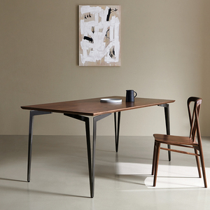 北美黑胡桃餐桌纯实木办公桌设计师写字台现代简约书桌