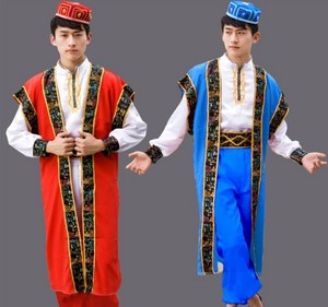 柯尔克孜族乌兹别克族俄罗斯族塔吉克族塔塔尔少数民族服装撒拉族
