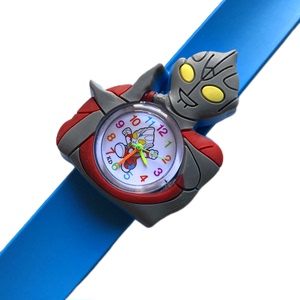 2021新款奥特曼卡通拍拍表 啪啪圈男孩咸蛋超人儿童玩具电子手表