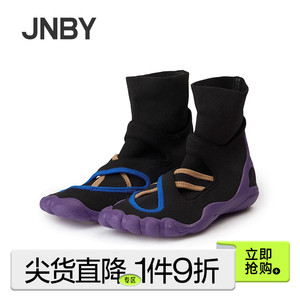 【狂欢价】JNBY/江南布衣春新品休闲时尚舒适袜靴女鞋潮酷个