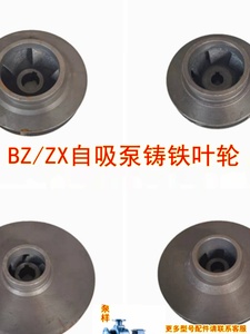 BZ直联式自吸泵卧式管道泵ZX自吸泵离心泵铸铁叶轮水泵铸铁水叶轮