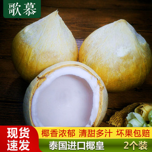 泰国进口牛奶椰皇椰子新鲜当季水果椰青老椰子汁肉椰奶烤椰包邮