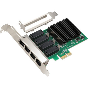 PCI-E X1四口千兆网卡接口4口千兆服务器网卡RTL8111H芯片