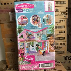 芭比之新马里布市政屋FXG57女孩儿童公主玩具过家家玩具礼物