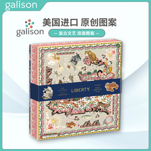 Galison利伯提伦敦双面拼图500片Liberty美国进口成人益智玩具