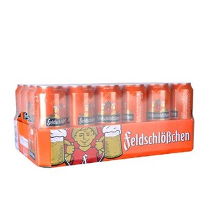费尔德堡进口啤酒500ml*18罐装德国(feldschlobchen)小麦白啤整箱