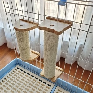 剑麻猫爪柱猫笼用固定猫抓柱子替换柱猫咪玩具磨爪发泄利器猫用品