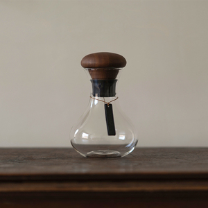 MORN- Sharing Pot耐热玻璃瓶实木盖咖啡分享壶/果汁/牛奶/冷水壶