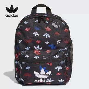 Adidas阿迪达斯三叶草新款儿童书包休闲包运动减压双肩背包GD3137