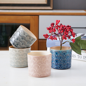 蒲公英组合盆简约个性多肉植物北欧家居办公时尚创意热销陶瓷花盆