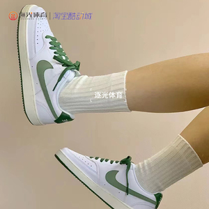Nike耐克男鞋秋冬新款运动鞋白色皮质空军一号简版低帮板鞋DH2987