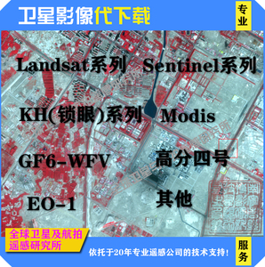 卫星数据代下载 锁眼HK  Landsat  sentinel  modis  GF6-WFV