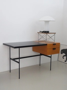 【Mhaus】北京新货到店中古 Pierre Paulin  法国 黑色结构书桌