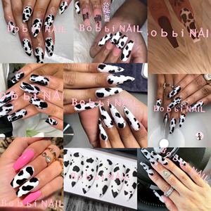 Bobbi Nails 手工制作奶牛系斑点系列欧美大蜜穿戴甲片