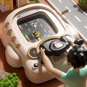 儿童赛车游戏机汽车闯关大冒险模拟开车57男童3到6岁益智男孩玩具