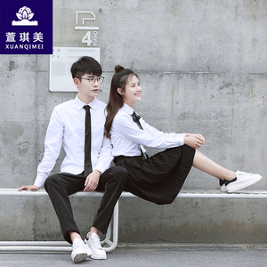 韩国韩版日系制服男女学院风初高中大学生校服班服学生装秋季套装 阿里巴巴找货神器