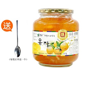 全南蜂蜜柚子茶韩国蜜炼柠檬柚子酱蓝莓水果茶青梅茶泡水冲饮品