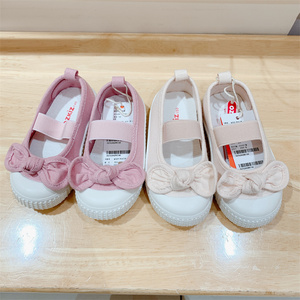 打折款OZKIZ韩国童装专柜代购2024夏款1女童舒适百搭休闲布鞋L04G