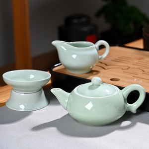 特价陶瓷茶壶泡茶器功夫茶具配件茶海茶漏茶滤公道单人茶具套装