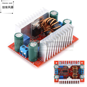 400W15A恒流升压模块DC直流12v24v转36v48V 变换器可调电源变压器