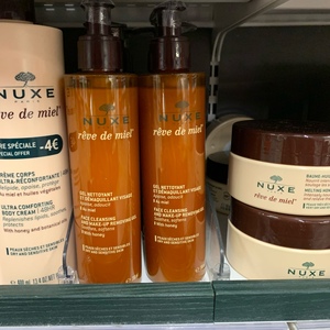 法国购Nuxe欧树蜂蜜卸妆洁面凝胶200ml保湿补水深层清洁滋润