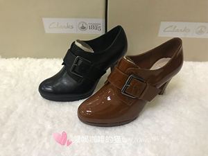 Clarks其乐女鞋春夏英伦时尚防水台粗跟舒适女单鞋Kendra Art