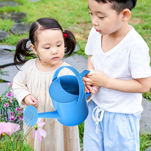 微瑕儿童铁皮浇水壶1.5l处理小型糖果色幼儿园艺洒水壶家用幼儿
