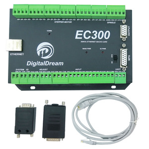 MACH3 EC300 3/4/5/6轴 数控运动控制卡 雕刻机控制器 网口通讯
