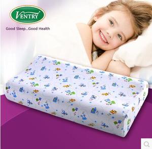 ventry泰国乳胶枕头儿童学生正品颈椎枕芯进口天然乳胶枕头1-12岁