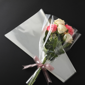 全透明鲜花包装袋 鲜花多支袋玫瑰花束袋 向日葵包装袋 3件包邮