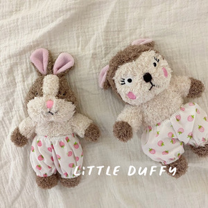 现货LittleDuffy韩国ins宠物狗发声玩具小兔子小松鼠长颈鹿小狮子