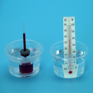 小牛顿科学实验套装幼儿园小学自然科学实验器材自制温度计简单