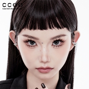 CC&OO设计师极简主义系列字母耳夹女无耳洞耳骨夹小众耳环耳饰品