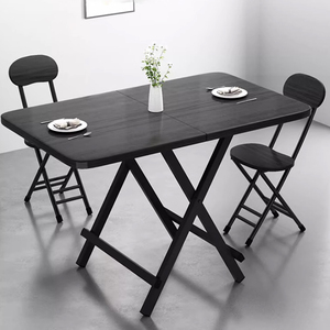 小户型折叠桌家用餐桌长方形简易吃饭桌子户外摆摊地摊可便携桌椅