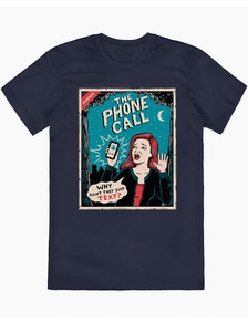 The Phone Call电话 美式简约古着Bintage高街oversize夏季T恤
