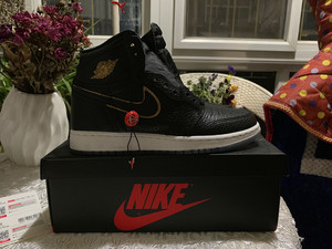 Rainbow体育 Air Jordan 1 LA AJ1gs 洛杉矶黑金全明星575441-031