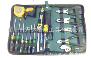 深圳乐达L813618维修工具包 18件电工工具套装手提式电工包