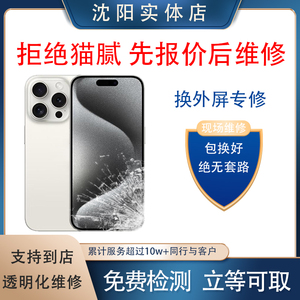 苹果iPhone维修11后盖玻璃13pro换高容聚信电池电芯12触摸xr14max