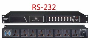 电脑RS232串口控制 8路电源时序器 中控电源控制 可编程通道互锁