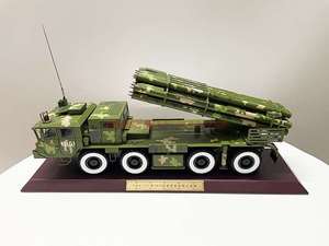 /PHL03型300毫米远程火箭炮模型 静态合金军事模型 军事礼品1:30