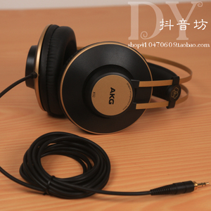 原装AKG/爱科技 k92HiFi头戴式全封闭直主播音乐听力专业监听耳机