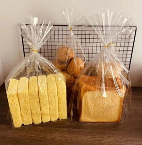 烘焙食品包装袋零食餐包饼干水果透明opp平口食品级塑料打包袋子