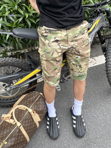 K42美式夏季户外战术短裤男迷彩裤工装裤军迷修身军裤防水短裤
