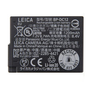 Leica/徕卡bp-dc12原装电池 V-LUX 114 徕卡Q typ116 BP-DC12 CL