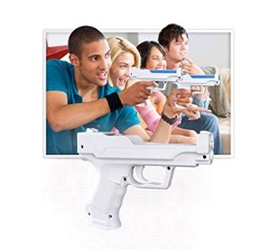 现货工厂震动Wii手柄配件手枪任天堂wii游戏枪电玩射击体感运动