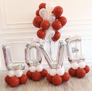 520情人节LOVE30寸40寸英文字母铝膜气球结婚庆装饰派对生日布置