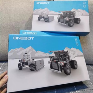 小米onebot矿山卡车玩具 兼容乐高 挖掘机工程渣土车翻斗车 包邮