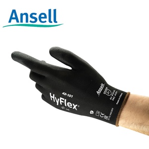 安思尔Ansell48-101HyFlex系列轻型舒适性防护手套防滑耐磨PU涂层