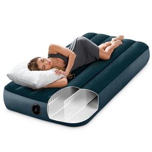 现货躺椅充气床垫植绒沙发床便携式户外床垫防潮午休懒人单人