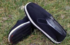 黑色轮胎底布底单鞋低帮布鞋36-4647加绒耐磨保暖棉鞋劳保单鞋